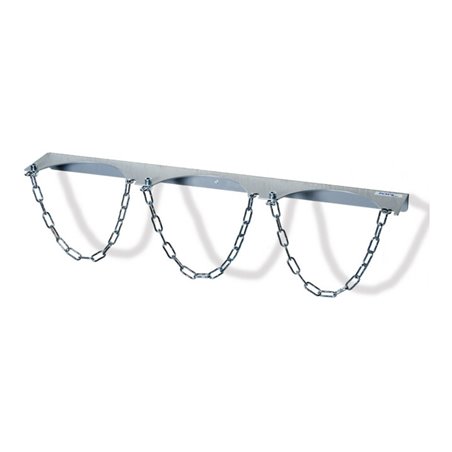 fetra Stahlflaschen-Wandhalterung 3 x 140 mm