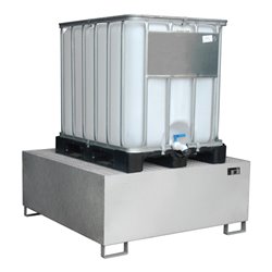 Bauer Südlohn Edelstahl-Auffangwanne VAW 1000, Edelstahl 1.4571