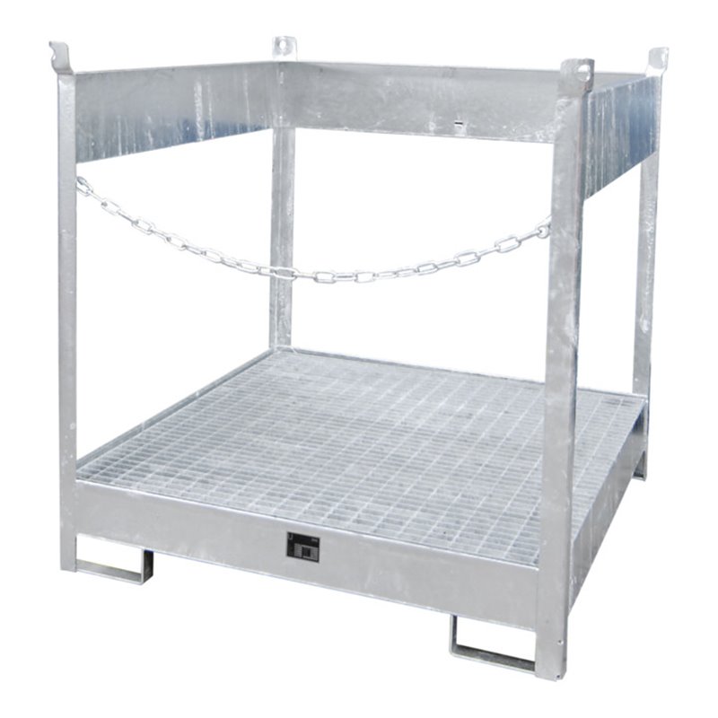 Bauer Südlohn Fass-Stapelpalette FSP-4, feuerverzinkt