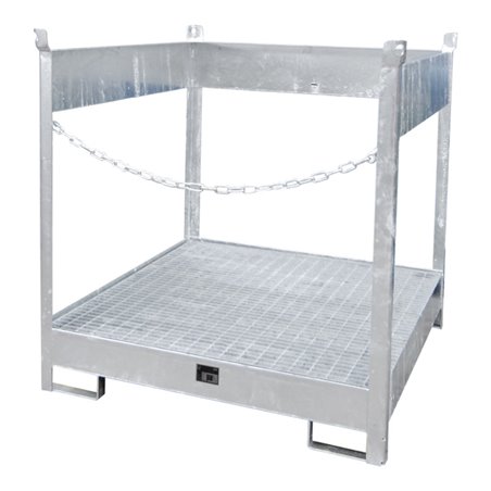 Bauer Südlohn Fass-Stapelpalette FSP-4, feuerverzinkt