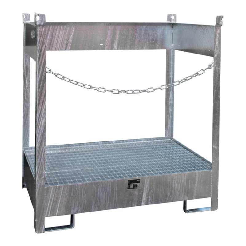 Bauer Südlohn Fass-Stapelpalette FSP-2, feuerverzinkt