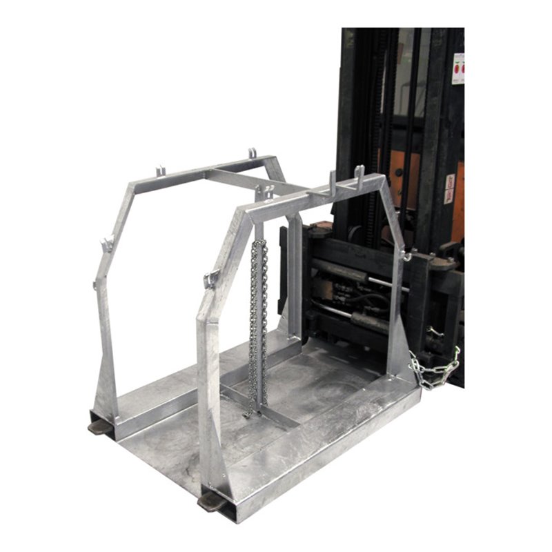 Bauer Südlohn Stahlflaschen-Palette SFP 8, feuerverzinkt