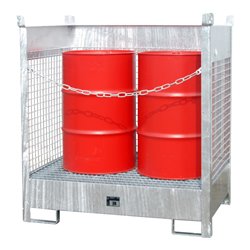 Bauer Südlohn Fass-Stapelpalette FSP-2 D, feuerverzinkt