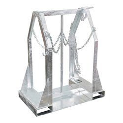 Bauer Südlohn Stahlflaschen-Palette SFP 4, feuerverzinkt