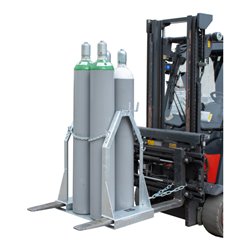 Bauer Südlohn Stahlflaschen-Palette SFP 4, feuerverzinkt