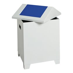 Stumpf Abfallbehälter mit Pendelklappe, Typ: 1