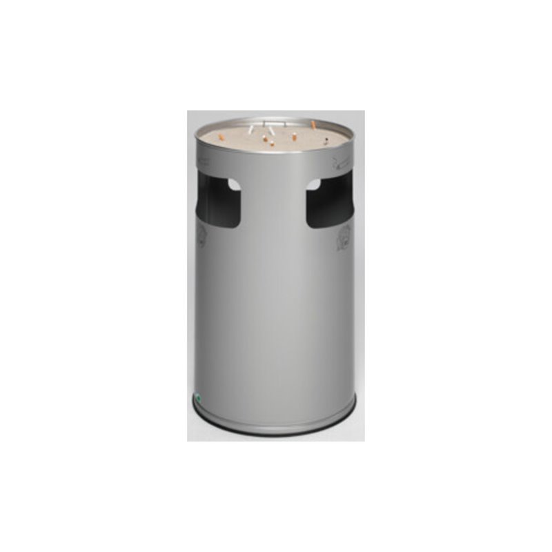 VAR Abfallsammler/Ascher H 75K silber 69,2 l