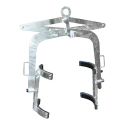 Bauer Südlohn Fasswendezange FWZ-200, feuerverzinkt