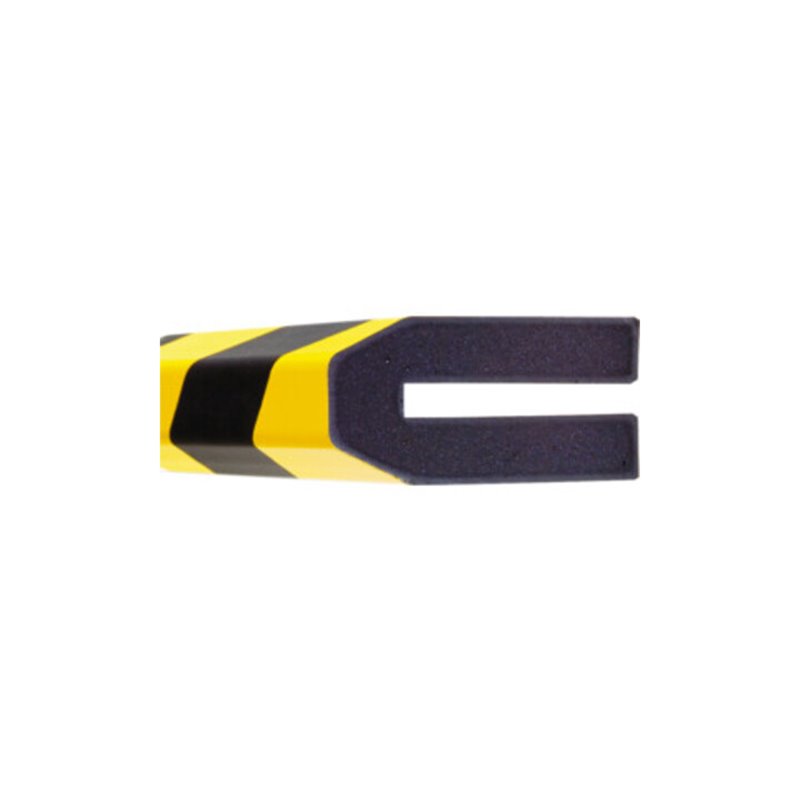 Moravia Prallschutz MORION Trapez Profilschutz 40 x 80 x 8 mm Länge 1000 mm gelb/schwarz