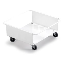 Durable Abfallbehälter DURABIN TROLLEY 90l weiss