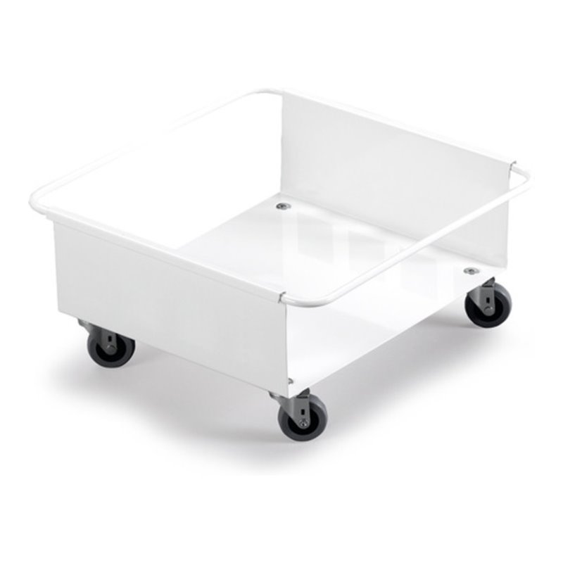 Durable Abfallbehälter DURABIN TROLLEY 90l weiss