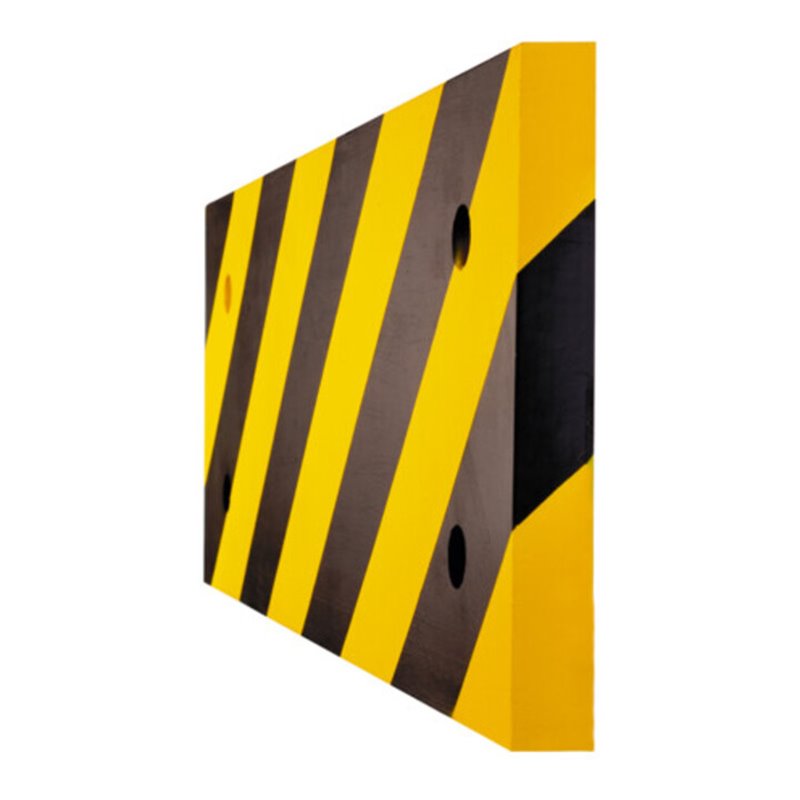 Moravia Prallschutz MORION für Ecksäulen Rechteck 200 x 20 x 500 mm schwarz / gelb