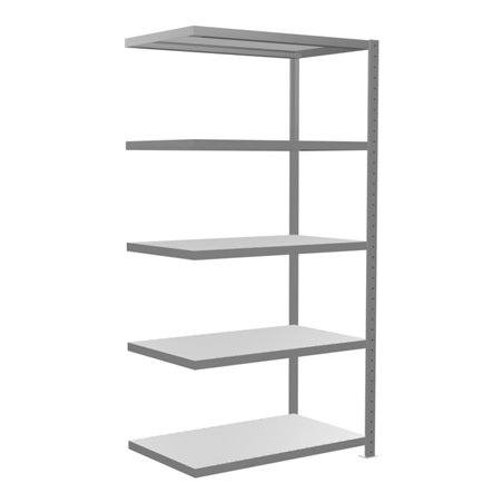 Schulte Anbauregal Steckregal MULTIplus330 2000 x 1000 x 600 mm 5 Fachböden Kreuzstrebe verzinkt