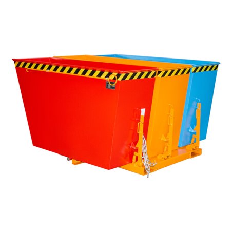 Bauer Südlohn Kippbehälter TRIO, lackiert, Gelborange