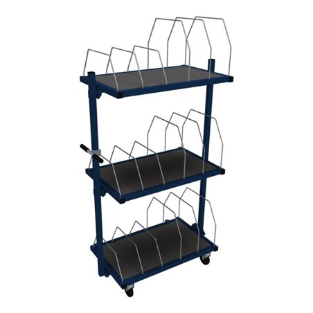 Rocholz Kartonmagazin SYSTEM 2000 fahrbar 1015x600x1860 mm