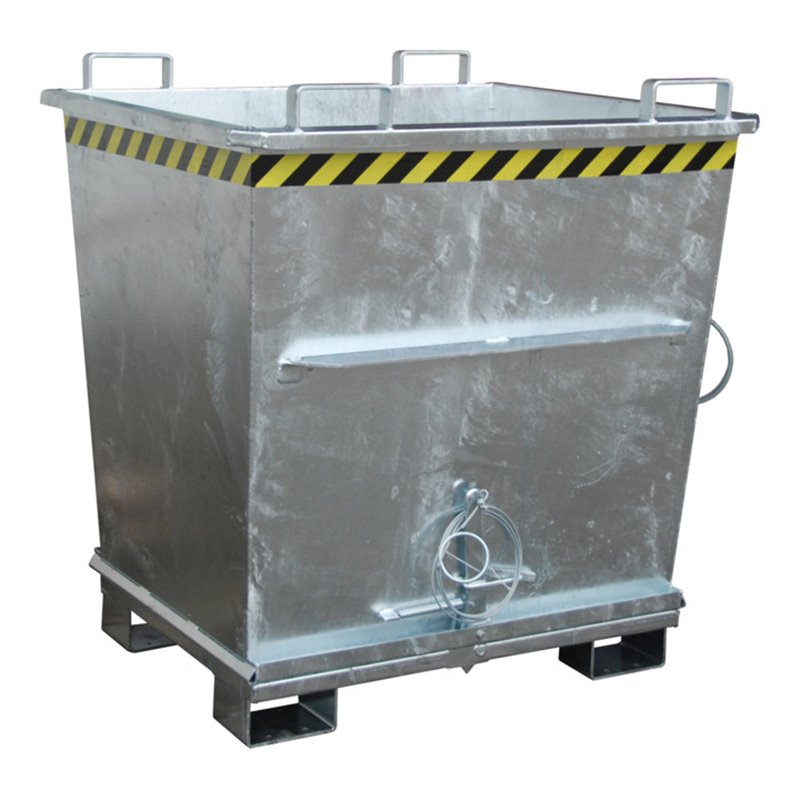 Bauer Südlohn Klappbodenbehälter BKB 1000, feuerverzinkt