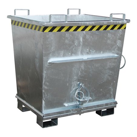 Bauer Südlohn Klappbodenbehälter BKB 1000, feuerverzinkt