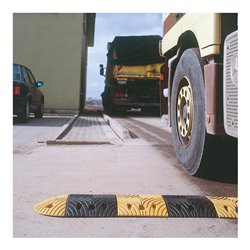 Moravia Fahrbahnschwelle TOPSTOP-10 Abschlusselement gelb 405 x 210 x 70 mm