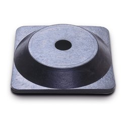 Moravia Kettenständer Set mit Hartgummifuß schwarz/gelb 10 m Kette + Verbinder + Haken 6 Stk.