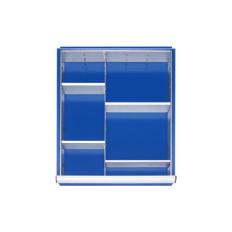 Rau Schubladen-Einteilungs-Set Schublade-L H 180-360mm 1 Trenn + 4 Steckwände