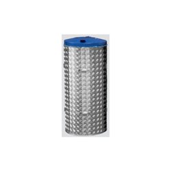 VAR Kompakt-Abfall-Sammelgeräte mit Edelstahl und Alu-Duett-Blechen Deckel enzianblau