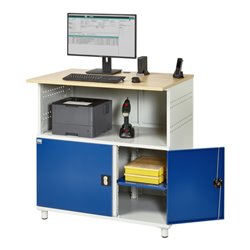 Rau Computer-Tisch ohne Monitorengehäuse stationär BxTxH 1100x800x1100mm