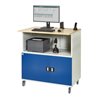 Rau Computer-Tisch ohne Monitorengehäuse mobil BxTxH 1100x800x1100mm