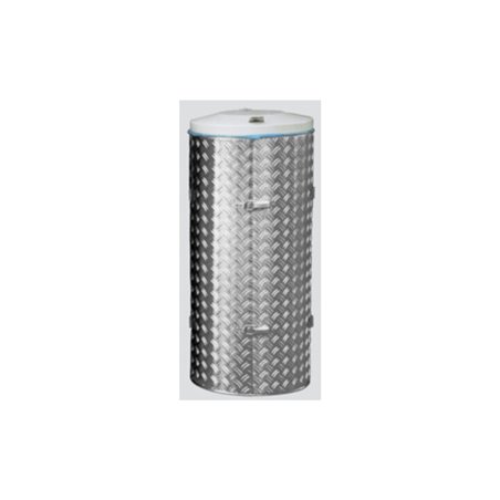 VAR Kompakt-Abfall-Sammelgeräte mit Edelstahl und Alu-Duett-Blechen Deckel grau