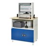 Rau Computer-Tisch mit Monitorengehäuse stationär BxTxH 1100x800x1100/1810mm