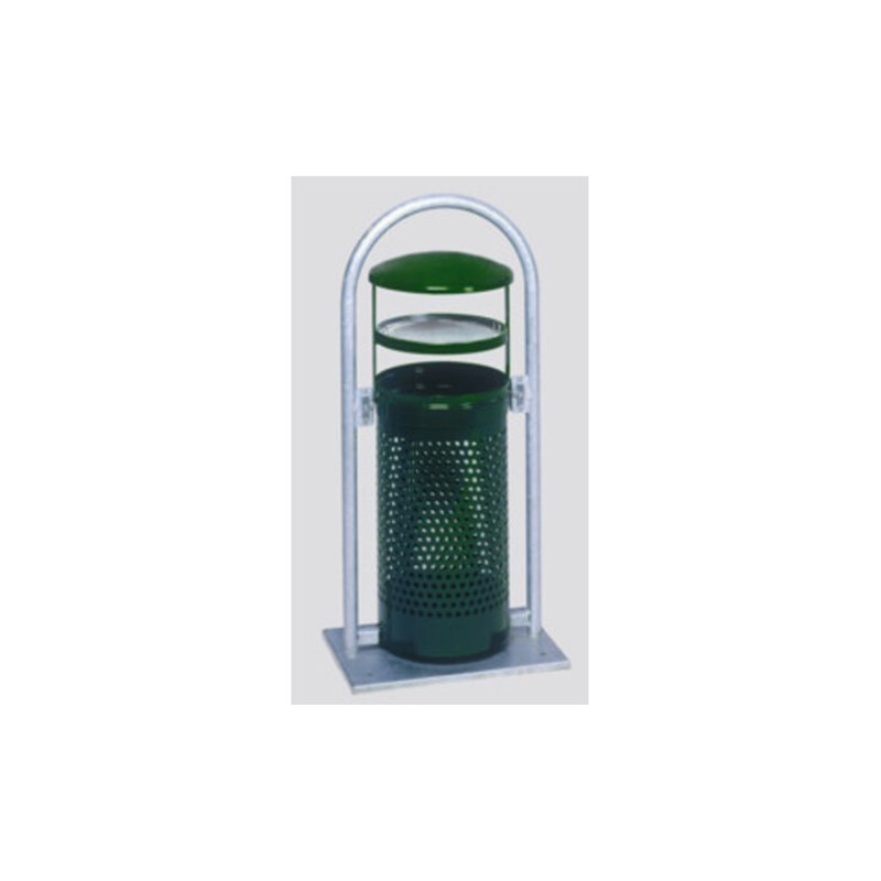 VAR Rohrbogenständer RB 002 Kopfteil moosgrün - Korpus moosgrün 65 l