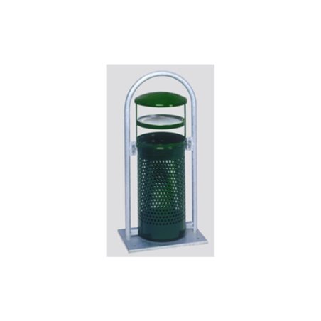 VAR Rohrbogenständer RB 002 Kopfteil moosgrün - Korpus moosgrün 65 l