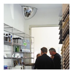 Moravia Kugelspiegel 90° aus Acrylglas 2-Wege-Spiegel 300 x 300 x 240 mm