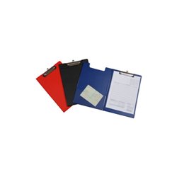 Schreibmappe Krt.m.ausziehb.Hakenöse DIN A4 schwarz VE 12 St.EICHNER