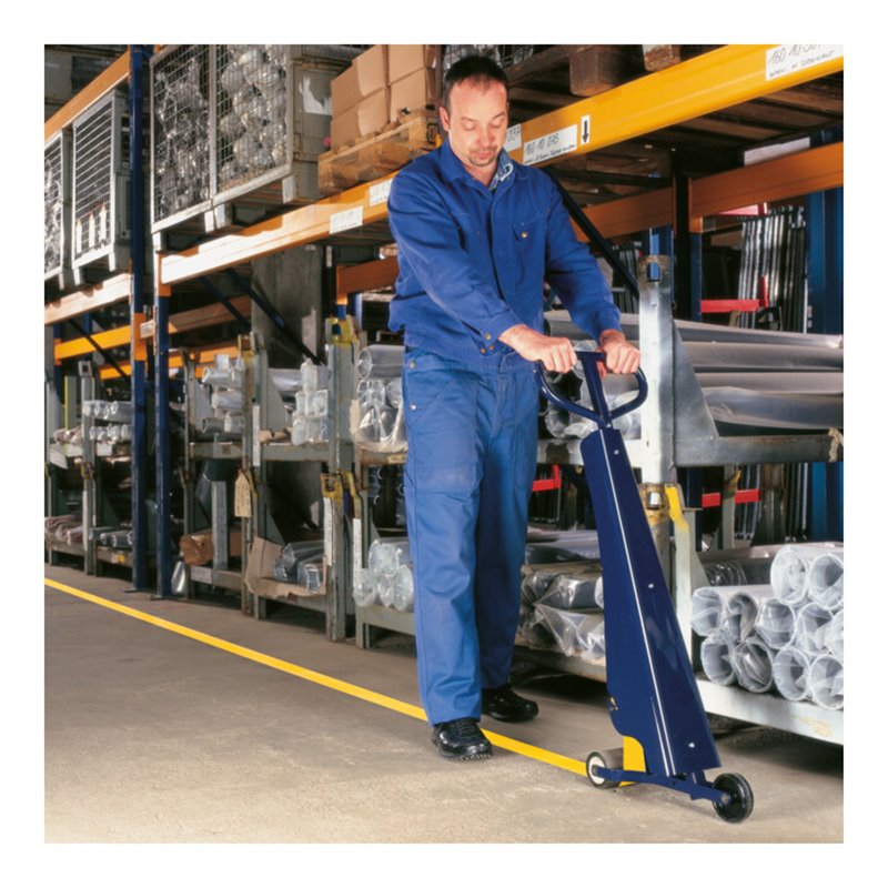 Moravia Markier-Set PROline-tape Gerät 2 Rollen rot 75 mm x 33 m + Schlagschnur + Kreide