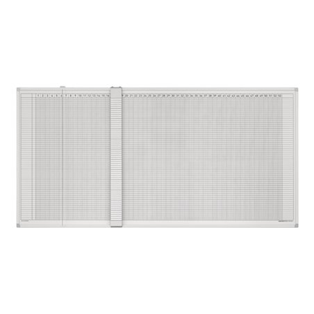 Magnetoplan Aktivitäten- und Urlaubsplaner, Deutsch, 5 Tage, 45 Mitarbeiter