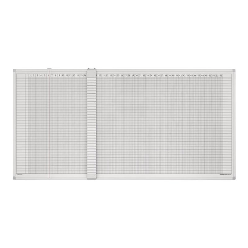 Magnetoplan Aktivitäten- und Urlaubsplaner, Deutsch, 5 Tage, 60 Mitarbeiter