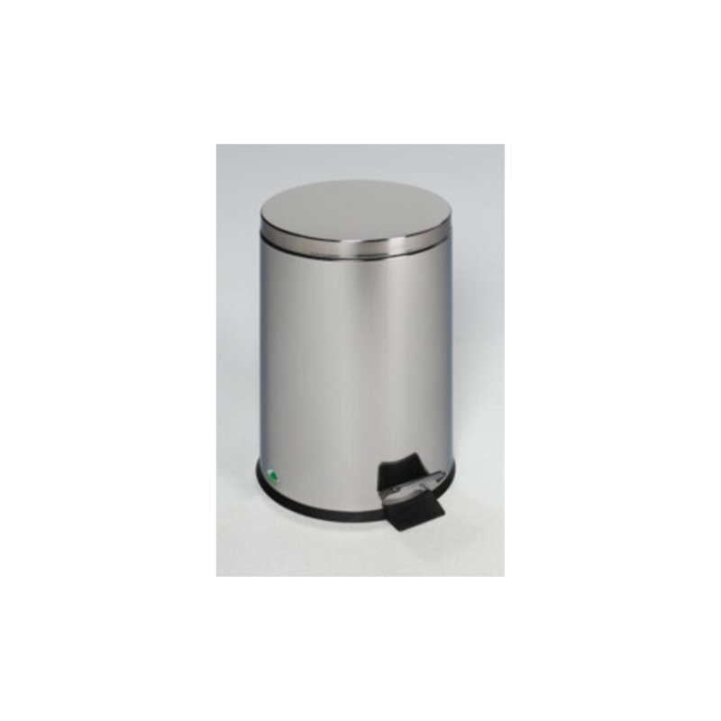 VAR Tret-Abfallsammler mit Fußpedal 12 L Edelstahl poliert 12 l