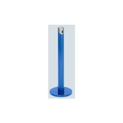 VAR Ascher-Standsäule SG 105 R Korpus enzianblau - Kopfteil silber 2 l