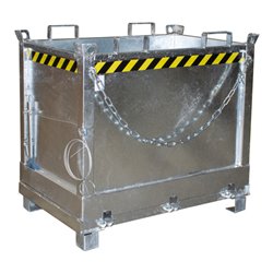 Bauer Südlohn Klappbodenbehälter FB 750, feuerverzinkt