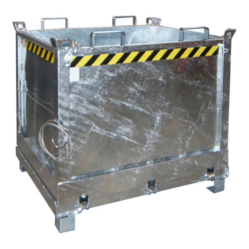 Bauer Südlohn Klappbodenbehälter FB 1000, feuerverzinkt