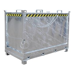 Bauer Südlohn Klappbodenbehälter FB 1500, feuerverzinkt