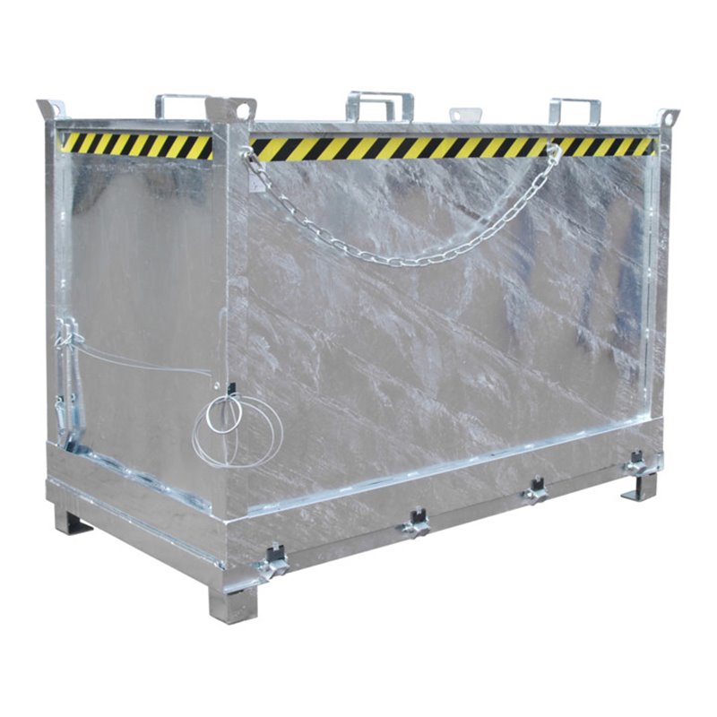 Bauer Südlohn Klappbodenbehälter FB 1500, feuerverzinkt