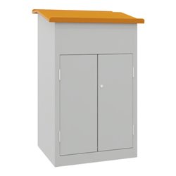 Pavoy Stehpult geschlossen, 1200x700x600 mm, RAL 7035