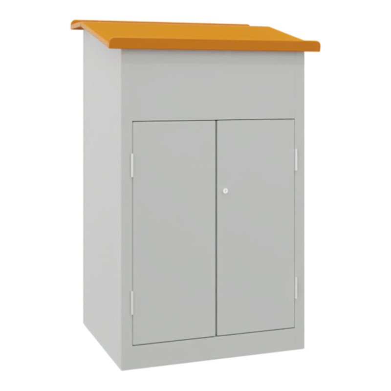 Pavoy Stehpult geschlossen, 1200x700x600 mm, RAL 7035