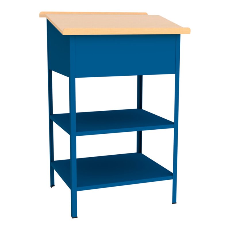 Pavoy Stehpult offen, 1200x700x600 mm, RAL 5010