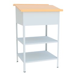 Pavoy Stehpult offen, 1200x700x600 mm, RAL 7035