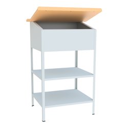 Pavoy Stehpult offen, 1200x700x600 mm, RAL 7035