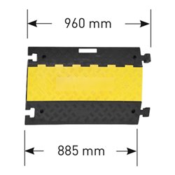 Moravia Kabelbrücke groß, 3 Kabelschächte 600 x 960 x 75 mm