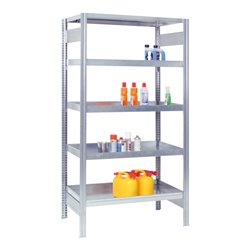 Regalwerk BERT Umweltregal Grundfeld Fachwannen Stecksystem