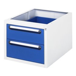 Rau Schubladenschrank E-2-2 Arbeitstisch E BxTxH 490x600x395 mm